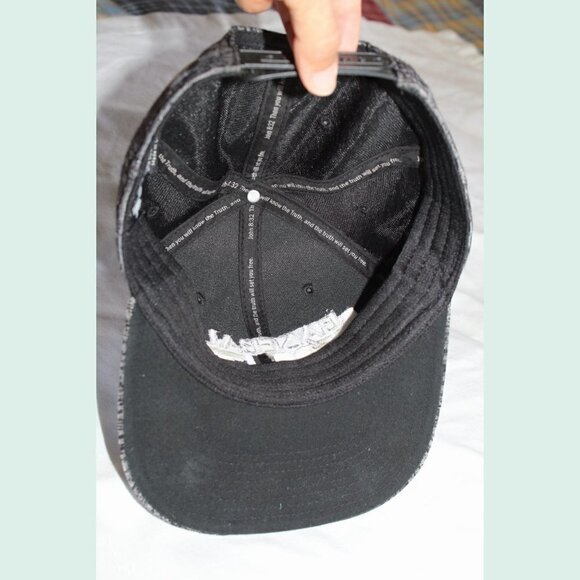 Baseball Truth Black and white Heather Snap Back Hat embroidered logo Troy Silva - Picture 4 of 10